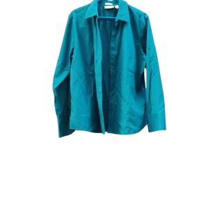 Chico's Size 3(xl equivalent) Teal Blouse